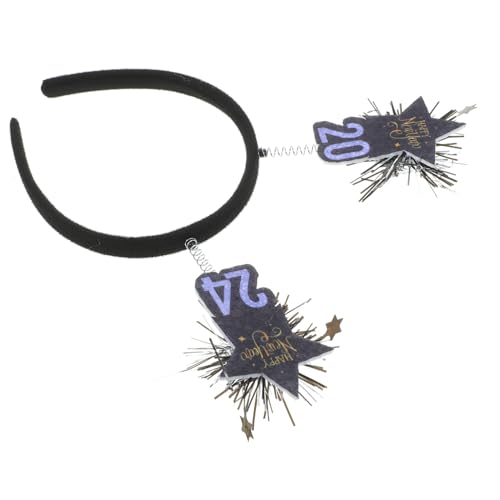 Ipetboom Frohes Jahr Haarreif Für Partys Neujahrs Kopfschmuck Glitzerndes Design Für Festliche Anlässe Leicht Und Vielseitig Einsetzbar Als Fotorequisite Oder Haarschmuck von Ipetboom