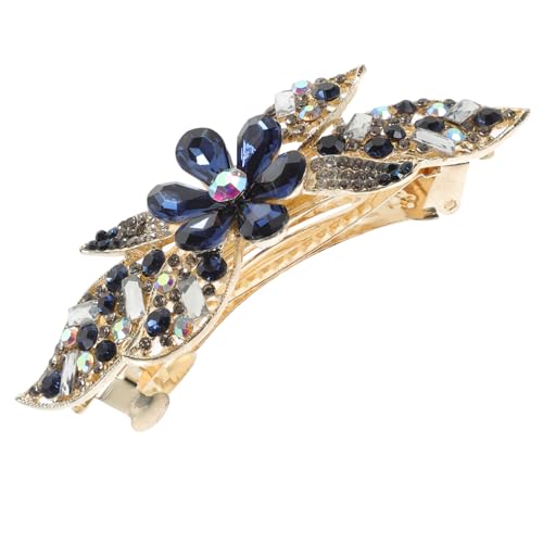 Ipetboom Strass-haarspange Für Damen Blumen-haarspange Strass-dekor Haar-accessoire Für Hochzeit Party Geburtstag Abschlussball Verabredung von Ipetboom