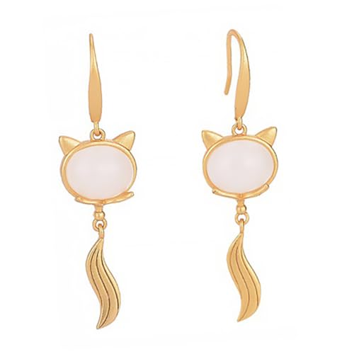 Ipetboom Fuchsohrringe Damen Ohranhänger Vintage Stil Ohrhänger für Festival Party Alltag mit Attraktivem Design und Langlebigem Material Ipetboom Fuchsohrringe Damen Ohranhänger Vintage Stil Ohrhänger für Festival Party Alltag mit Attraktivem Design und Langlebigem Material von Ipetboom