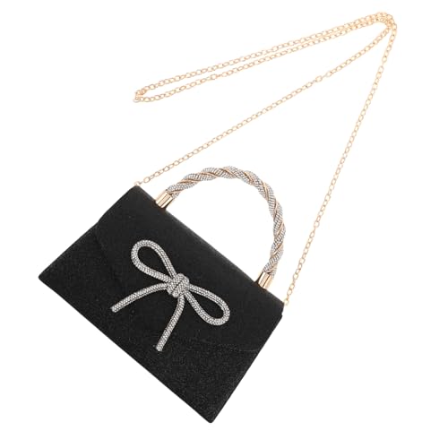 Ipetboom Funkelnde Handtasche mit Strass und Schleife Stilvolle Abendtasche für Hochzeiten Partys und Besondere Anlässe Ipetboom Funkelnde Handtasche mit Strass und Schleife Stilvolle Abendtasche für Hochzeiten Partys und Besondere Anlässe von Ipetboom