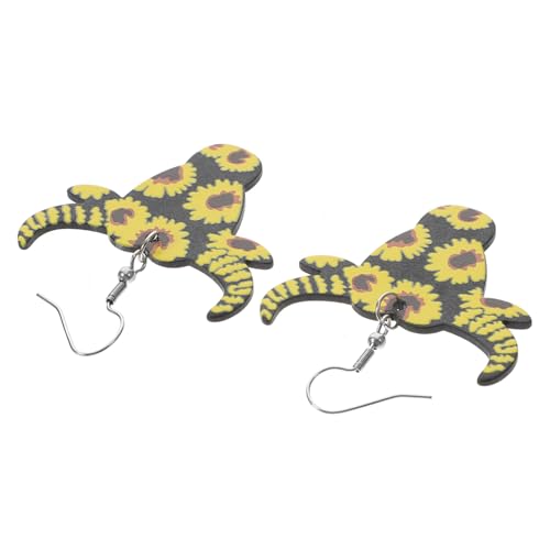 Ipetboom Funky Ohrringe für Mädchen Sonnenblumen Print Ohrhänger mit Kuhkopf Hook Ohrringe Langlebig und Auffällig für Alltag Party und Zeremonien Ipetboom Funky Ohrringe für Mädchen Sonnenblumen Print Ohrhänger mit Kuhkopf Hook Ohrringe Langlebig und Auffällig für Alltag Party und Zeremonien von Ipetboom