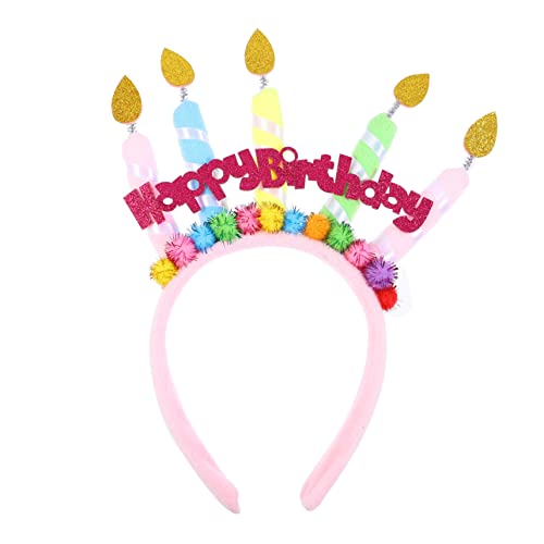 Ipetboom Geburtstags-stirnbänder Für Frauen Modisches Stirnband Mit Kuchen Foto-requisite Stirnband Für Partys von Ipetboom