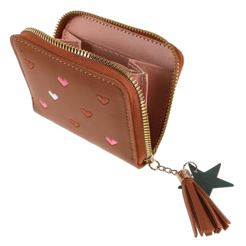 Ipetboom Kleine Geldbörse Mit Reißverschluss Münztasche Für Damen Schlüsselbeutel Kartenetui Kompakt Und Tragbar Für Münzen Schlüssel Und Karten von Ipetboom