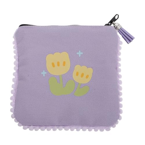Ipetboom Cute Tassel Purse Für Damen Kleine Stoffbörse Mit Reißverschluss Für Münzen Tragbarer Geldbeutel Für Mädchen Und Mädchen Zartem von Ipetboom