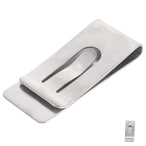 Ipetboom Geldclip Schlanker Kreditkartenhalter Aus Edelstahl Geldscheinklammer Für Männer Und Frauen Minimalistisches Design Für Bargeld Und Karten Rostfrei Und Langlebig von Ipetboom