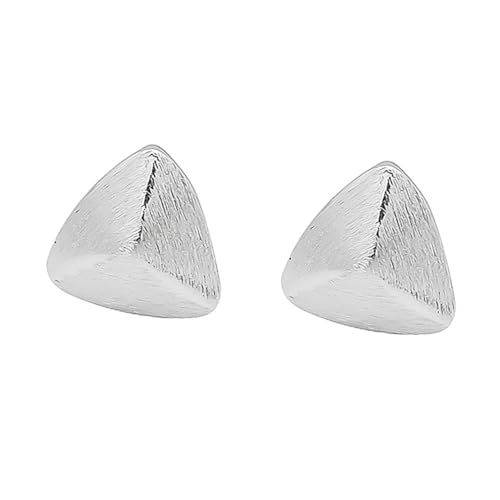 Ipetboom Geometrische Dreieck Ohrstecker Sterlingsilber Damen Ohrschmuck Minimalistisch Mattiert Leicht Anzulegen Hautfreundlich Modern von Ipetboom