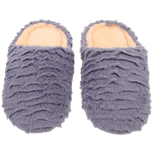 Ipetboom Geräuschlose Hausschuhe für Damen und Herren Weiche Rutschfeste Sohlen Warme Innenfütterung Atmungsaktiv für Frühling Winter Sichere Textur für Holzfußböden von Ipetboom
