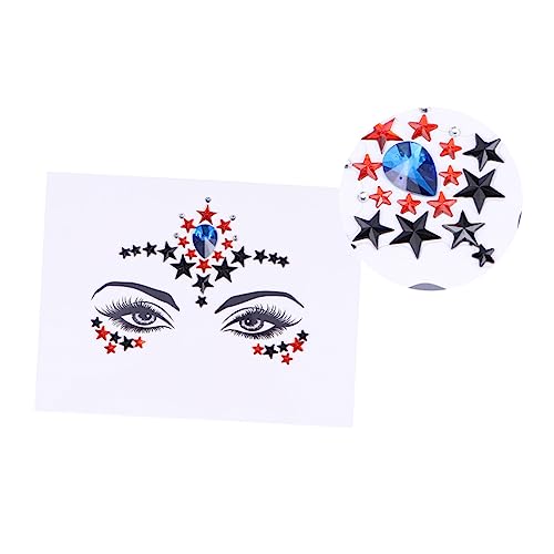 Ipetboom Gesichtsjuwelen-aufkleber – Acryl-strass-aufkleber Mit Kleber Festlicher Glitzer Für Festivals Bühnendekoration (ct2018-013-04) von Ipetboom