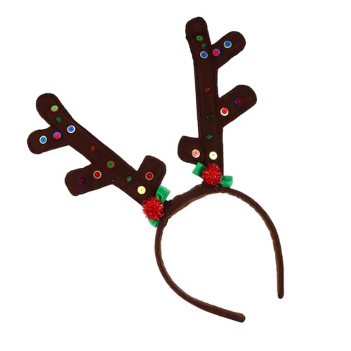 Ipetboom Haarreif Für Weihnachten Fabelhaftes Geweih Kopfband Für Erwachsene Und Kostüm-ausstattung Für Festlichkeiten Und Langlebig Und Komfortabel von Ipetboom