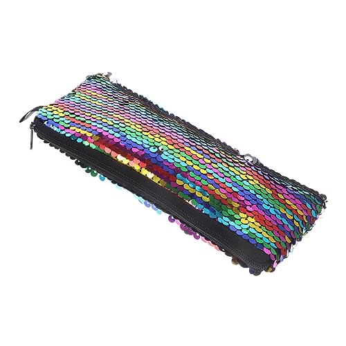 Ipetboom Glitzernde Kosmetiktasche mit Pailletten Kleine Handliche Schminktasche mit Reißverschluss Multifunktionale Make Up Aufbewahrungstasche für Damen für Reisen und Alltag von Ipetboom