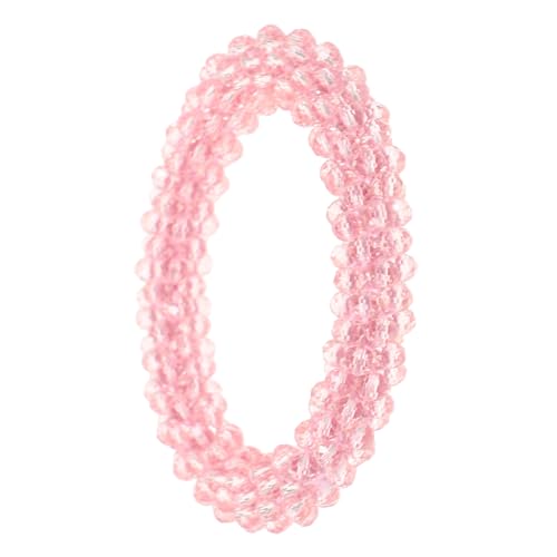 Ipetboom Haargummi mit Strasssteinen Elastisches Haargummi für Mädchen Dekorativer Pferdeschwanzhalter Glitzerndes Haarseil Vielseitig als Armband Nutzbar von Ipetboom