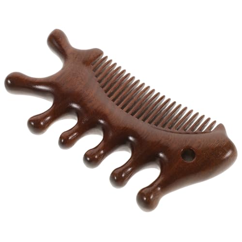 Ipetboom Holzkamm Mit Feinzahn-design Für Kopfhautmassage Robust Und Verschleißfest Tragbar Für Damen Und Herren von Ipetboom