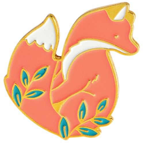Ipetboom Goldfarbene Fuchs Anstecknadel für Damen Feine Verarbeitung Langlebige Tierbrosche als Modisches Accessoire für Kleidung Taschen Hüte zu Valentinstag und Geburtstag von Ipetboom