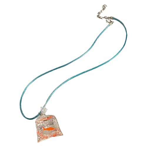 Ipetboom Goldfisch Anhänger Halskette Damen Modeschmuck Hautfreundlich Fisch Design Schmuck Geburtstag Weihnachten von Ipetboom