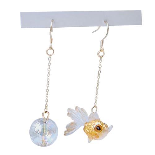 Ipetboom Goldfisch Ohrringe Damen Dangle Ohrschmuck Asymmetrisch Leicht Alltag Schmuck von Ipetboom