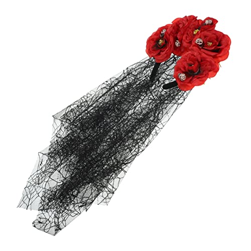 Ipetboom Gothic Veil Haarreif Mit Blumen Und Totenköpfen Für Halloween Einzigartiges Kostüm-accessoire Für Damen Und Mädchen Für Kostümpartys Und Fotogelegenheiten Ipetboom Gothic Veil Haarreif Mit Blumen Und Totenköpfen Für Halloween Einzigartiges Kostüm-accessoire Für Damen Und Mädchen Für Kostümpartys Und Fotogelegenheiten von Ipetboom