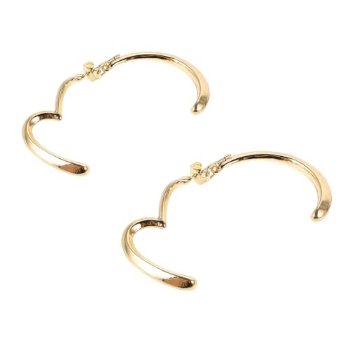 Ipetboom Herz-ohrringe Aus Metall Offene Herz-creolen Große Asymmetrische Liebes-ohrringe Für Damen Statement-ohrhänger Für Partys Und Feiern Ipetboom Herz-ohrringe Aus Metall Offene Herz-creolen Große Asymmetrische Liebes-ohrringe Für Damen Statement-ohrhänger Für Partys Und Feiern von Ipetboom