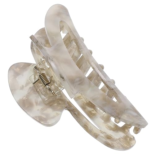 Ipetboom Große Haarklammer aus Akryl mit Marmoriertem Design Rutschfeste Jumbo Haarspange für Dickes Lockiges oder Perfektes Haarstyling Tool für Damen Ipetboom Große Haarklammer aus Akryl mit Marmoriertem Design Rutschfeste Jumbo Haarspange für Dickes Lockiges oder Perfektes Haarstyling Tool für Damen von Ipetboom