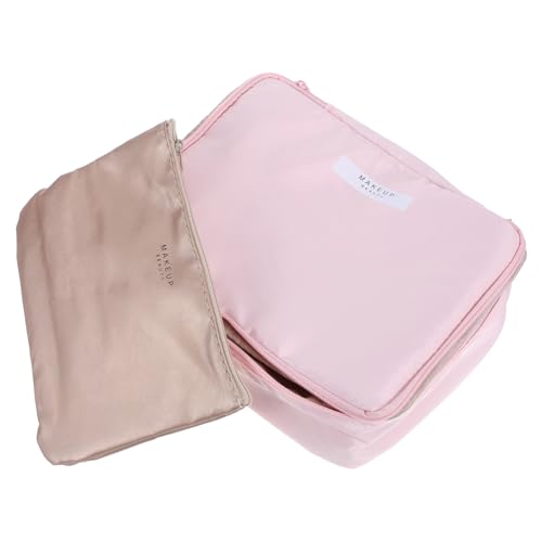 Ipetboom Große Kosmetiktasche Wasserfest mit Trennwänden und Griff Geräumiger Kulturbeutel für Damen Kompakter Reise Make Up Organizer in Leicht und Vielseitig für Unterwegs von Ipetboom