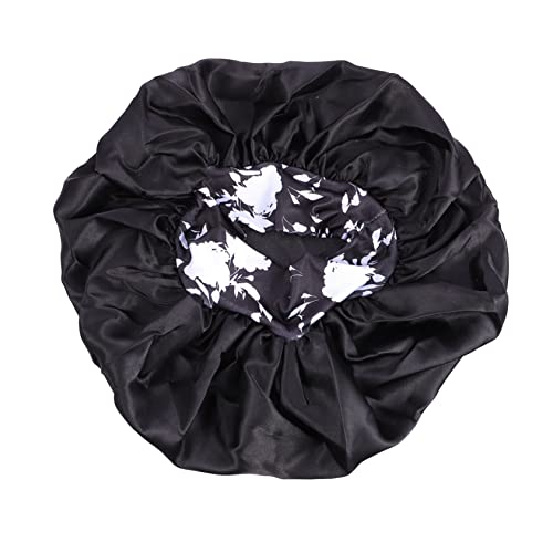 Ipetboom Satin Elastische Schlafmütze Duschhaube Haarhaube Für Frauen Gesicht Waschen Schminken Baden Hausarbeit Haarschutz Öl Wasser Kissen von Ipetboom