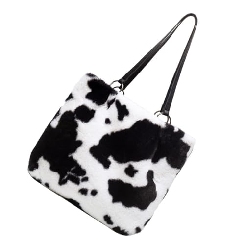 Ipetboom Große Plüsch Umhängetasche Damen Single Shoulder Bag mit Hohem Fassungsvermögen Handtasche aus Weichem Langlebigem Material Geeignet für Alltag und von Ipetboom