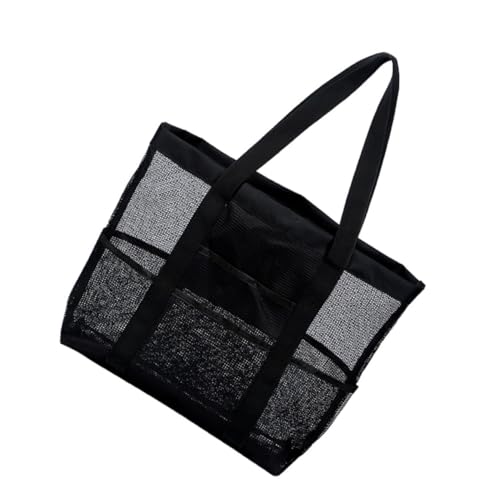 Ipetboom Große Tragbare Mesh Strandtasche aus Hochwertigem Polyester Leicht und Langlebig Vielseitig Einsetzbar als Reise und Badetasche für Damen und Familie mit Praktischem Stauraum und von Ipetboom