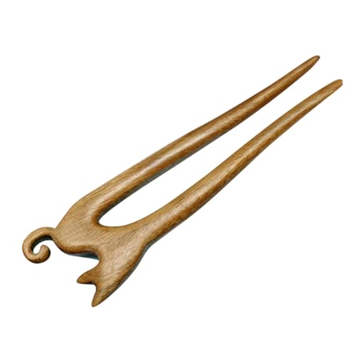 Ipetboom Chinesischer Holz-haarstab Mit Katzenmotiv Vintage Haarnadel Für Kreative Frisuren Für Hochzeiten Partys Und Alltag Handgefertigter Haarschmuck Für Jedes Outfit von Ipetboom