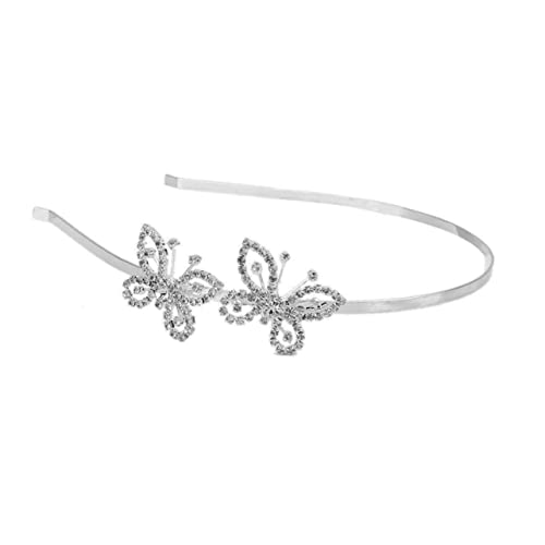 Ipetboom Haarschmuck Für Die Hochzeit Haar Klammern Haarspangen n mit Strasssteinen Haarklammer Braut Haarschleife Hochzeits-Tiara Hochzeit Haarband Weihnachten Haarschmuck Stirnband Kind von Ipetboom