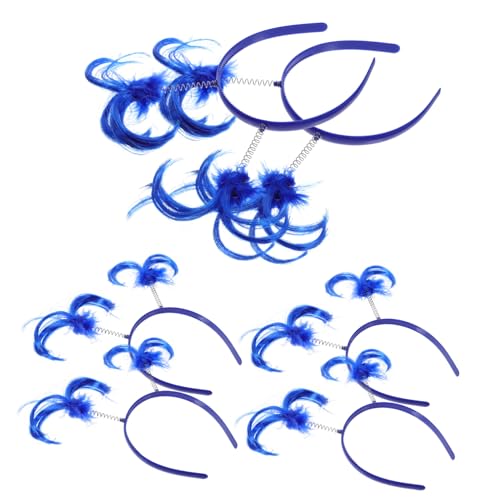 Ipetboom 6stücke Teiliges Feder-haarschmuck Für Partys Bunte Haarreifen Für Festivals Bachelorette-feiern Halloween Und Alltagsmode Süßes Rutschfestes Design Für Damen von Ipetboom