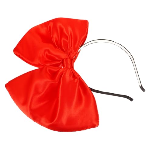 Ipetboom Oversized Schleifen-haarreif Für Frauen Festliche Haaraccessoires Rot Für Weihnachten Geburtstagsfeiern Karneval Und Silvester Bequem Und Langlebig von Ipetboom