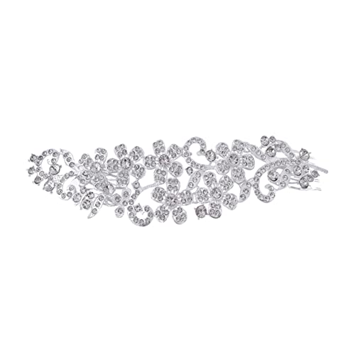 Ipetboom Braut-Tiara Haarkamm aus Kristall Haarschmuck aus Kristall Haarschmuck für die Braut Tiara Brautkopfschmuck für die Hochzeit Braut Hochzeit Haarkamm Handbuch Kopfbedeckung von Ipetboom