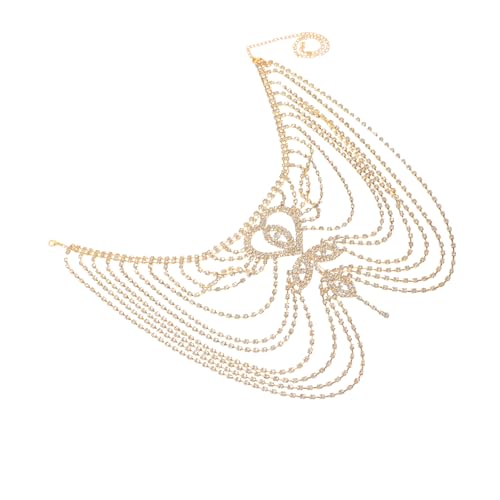 Ipetboom Haarkette Haarband Legierung Ethnischer Stil Kette Für Frauen Und Mädchen Brautgeschenk von Ipetboom