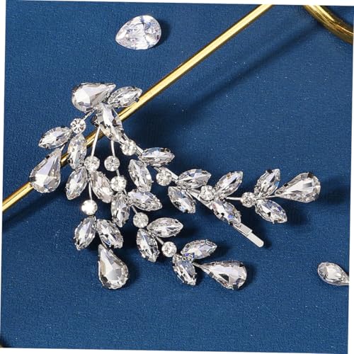 Ipetboom Haarklammer mit Strass Schmuck Seitlicher Haarclip für Frauen und Mädchen Eleganter Haarschmuck für Verschiedene Frisuren Langlebig und Modisch Silberfarbenes Design Ipetboom Haarklammer mit Strass Schmuck Seitlicher Haarclip für Frauen und Mädchen Eleganter Haarschmuck für Verschiedene Frisuren Langlebig und Modisch Silberfarbenes Design von Ipetboom