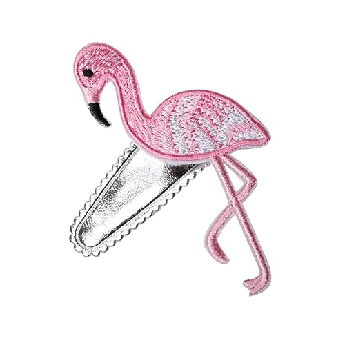 Ipetboom Haarklemme kinder haarspangen haarspange kinder flamingo kopfschmuck Haarschmuck für Kinder Flamingo-Kopfschmuck haar zubehör Haarklammer Haarnadel Mädchen Ausgabekarte Rosa von Ipetboom