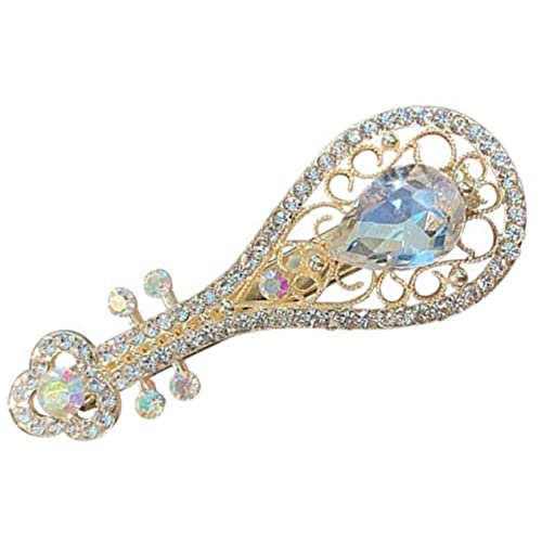 Ipetboom Braut Haarspange Haarnadel haarschmuck Haarspangen haarclip haarstifte haarpin Strass frauen kopfschmuck Haarklammer Tiara klein Kopfbedeckung Knall-Clip Klauenclip Damen Kristall von Ipetboom