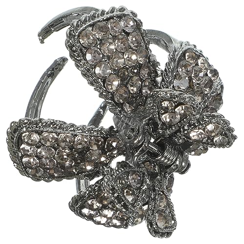 Ipetboom Haarspange Mit Strass Für Damen Vintage Haarklammer Für Hohe Pferdeschwänze Elegantes Haarschmuck-accessoire Für Partys Hochzeiten Und Alltag von Ipetboom