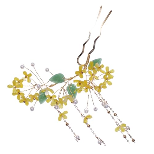 Ipetboom Haarnadel Mit Osmanthus-quaste Haar Hochstecknadel Langer Haarstab Hanfu Haarschmuck Chinesische Haargabeln Japanische Haarnadel Klassisch Damen Antiquität Plastik von Ipetboom