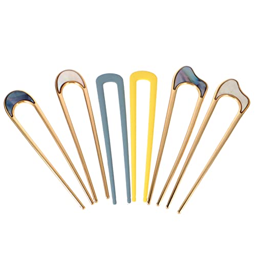 Ipetboom Stilvolle Haargabeln Aus Metall U-förmige Clips Haarspangen Für Frauen Und Mädchen Metall-haarnadeln Damen Tragen Modische Und Bequeme Haar-accessoires von Ipetboom
