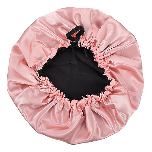 Ipetboom Damen Satin Schlafhaube Doppelseitige Elastische Haarpflegehaube Für Effektiven Haarschutz Beim Schlafen Und Waschen von Ipetboom
