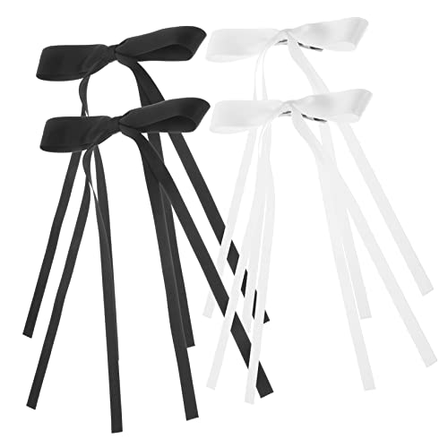 Ipetboom 4stücke Haarschleifen Mit Schleife Für Damen Haarnadeln Spitze Große Schleifen Haarspangen Haar-accessoires Für Teenager-mädchen von Ipetboom