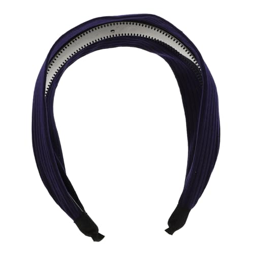 Ipetboom Breitband-haarband Für Damen Elastischer Rutschfester Haarschmuck Dunkelblau Accessoire Für Partys Hochzeiten Und Alltag Gesichtsverfeinerungseffekt Stilvoll Und Bequem von Ipetboom