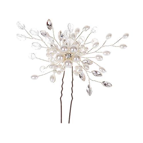 Ipetboom Braut Zu Werden Strass Blume Form Haarnadel Hochzeit Haar Schmuck Für Hochzeit Prom Haar Set von Ipetboom
