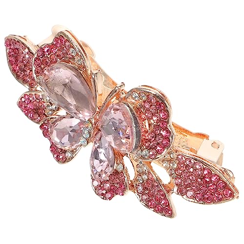 Ipetboom Schmetterling Haarspange Strass Metall Haar-accessoire Für Damen Frühling Hochzeit Party Fotoshootings Familienfeiern Geburtstag Weihnachten Dünnes Oder Lockiges Haar von Ipetboom