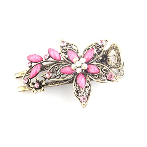 Ipetboom Blumen Haarspange Vintage Haarspange Für Damen Leichtgewichtig Blume Clip Haarschmuck Decor von Ipetboom