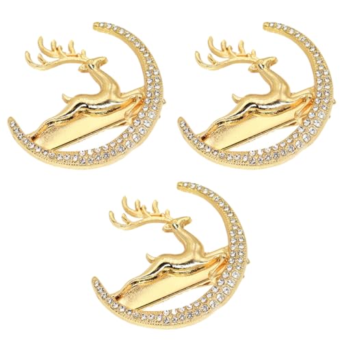 Ipetboom 3stücke -haarspange Mit Strasssteinen Für Frauen Haaraccessoires -form Party Hochzeit Geburtstag Schlicht Und Raffiniert Passt Zu Verschiedenen Frisuren Und Outfits von Ipetboom