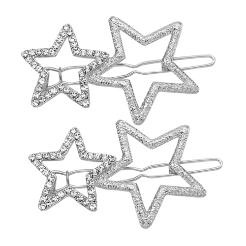 Ipetboom 2stücke Strass Haarspangen Sternform Haarclips Für Und Mädchen Für Hochzeiten Partys Und Alltag Langlebig Und Stylisch von Ipetboom