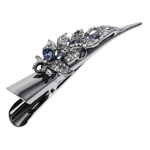 Ipetboom Dekorative Haarspangen Für Damen Glitzernde Haarspangen Mit Kristall Bling-haarspangen in Entenschnabelform Haar-bling Für Verschiedene Anlässe Ausgefallene Spangen Für Feines Haar von Ipetboom