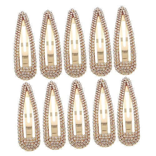 Ipetboom Elegante Strass Haarspangen Haarspangen Für Frauen Snap Haarnadel Vergoldung von Ipetboom