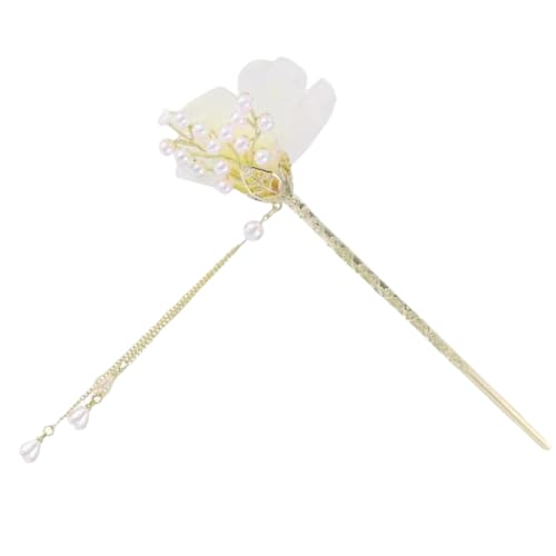 Ipetboom Perlen-Haarspange Haarstäbchen Haarschmuck Haarstyling-accessoires Blumenklauenclips Haarstock Chinesische Haare Haarknoten-accessoires Für Frauen Essstäbchen Zubehör Damen Quaste von Ipetboom