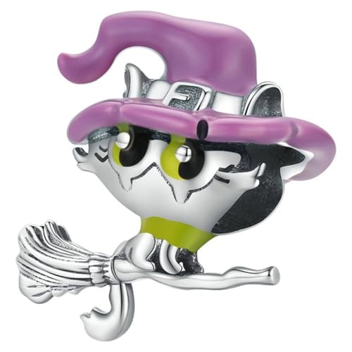 Ipetboom Halloween Charm Armband mit Katzenmotive Perfektes Schmuckstück für Diy Projekte und Kreative Bastelideen mit Kindern von Ipetboom